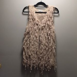 S/i/o/n/i Pink Furry/Fuzzy Sweater Vest